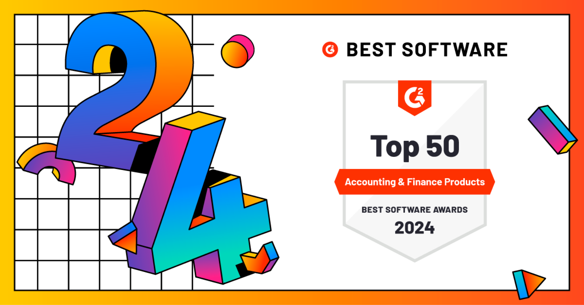 Cube lands a spot on G2’s 2024 Best Software Product Awards list for